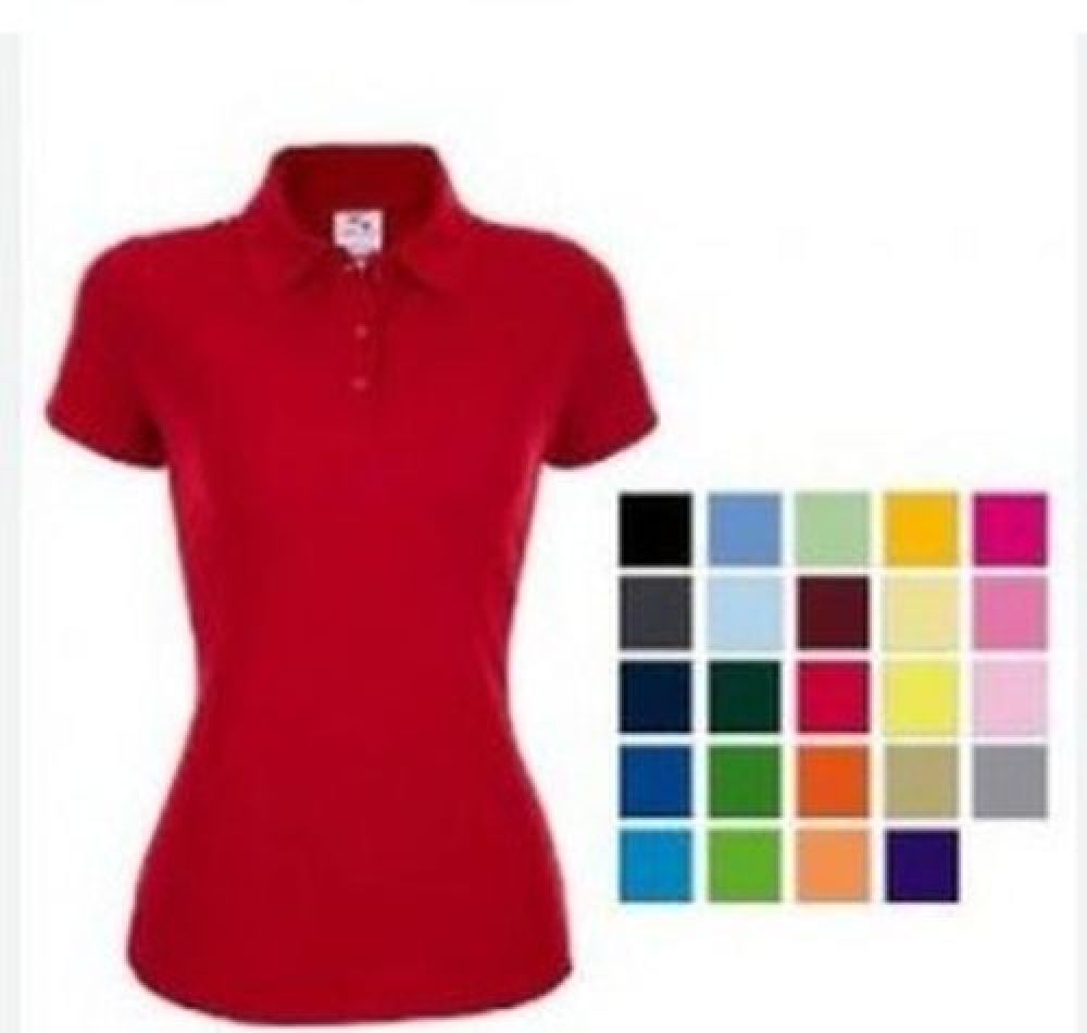 PLAYERA DEPORTIVA POLO WORKER 210 DAMA 100% POLIESTER 2XL imagen